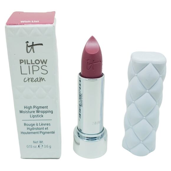 It Cosmetics Pillow Lips Cream High Pigment Moisture Wrapping Lipstick WishList - Picture 1 of 3